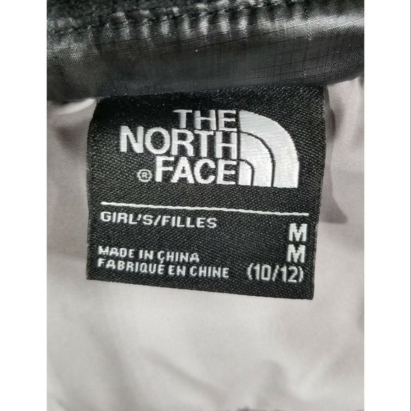 The North Face Logo-Print Cropped Pull Over Jacket, Black, Girl's Size M - Picture 7 of 9